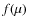 $f(\mu)$