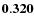 ${\bf0.320}$