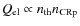 $Q_{\rm el}\propto n_{\rm th}
n_{\rm CRp}$