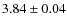 $3.84\pm0.04$