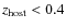 $z_{\rm host}<0.4$