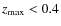$z_{\max}<0.4$