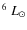 $^6~L_{{\rm\odot}}$