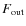 $F_{{\rm out}}$