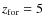$z_{\rm for} = 5$