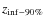 $z_{{\rm inf}-90\%}$