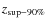 $z_{{\rm sup}-90\%}$