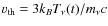 $v_{\rm th}=3k_BT_\nu(t)/m_\nu c$
