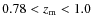 $0.78<z_{\rm m}<1.0$