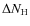 $\Delta N_{\rm H}$