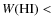 $W({\rm HI})<$