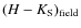 $(H-K_{\rm S})_{\rm field}$
