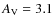 $A_{\rm V}=3.1$