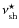 $\nu_{\rm sh}^\star$