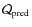 $\mathcal{Q}_{\rm pred}$