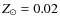 $Z_\odot=0.02$