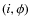 $(i,\phi)$