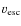$v_{\rm esc}$