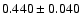 $0.440\pm0.040$