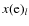 $x({\rm e})_l$