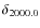 $\delta_{2000.0}$