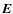$\vec{E}$
