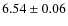 $6.54\pm0.06$