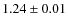 $1.24\pm0.01$