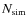 $N_{\rm sim}$