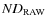 $ND_{\rm RAW}$