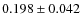 $0.198 \pm 0.042$