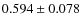 $0.594 \pm 0.078$