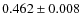 $0.462 \pm 0.008$