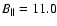 $B_{\rm \vert\vert}=11.0$