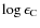 $\log\epsilon_{\rm C}$