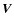 $\vec{V}$