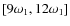 $[9 {\omega}_1 , 12 {\omega}_1 ]$