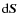 ${\rm d}{\vec S}$