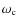 $\omega_{\rm c}$