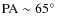 ${\rm PA} \sim65\hbox{$^\circ$ }$