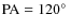 ${\rm PA} =120\hbox{$^\circ$ }$