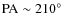 ${\rm PA} \sim210\hbox{$^\circ$ }$