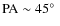 ${\rm PA} \sim45\hbox{$^\circ$ }$