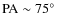${\rm PA} \sim75\hbox{$^\circ$ }$