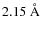 $2.15~{{\rm\r{A}}}$