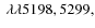 $~\lambda\lambda5198,5299,$