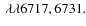 $~\lambda\lambda6717,6731.$
