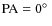 ${\rm PA} =0\hbox{$^\circ$ }$
