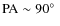 ${\rm PA} \sim 90\hbox{$^\circ$ }$