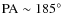 ${\rm PA} \sim 185\hbox{$^\circ$ }$